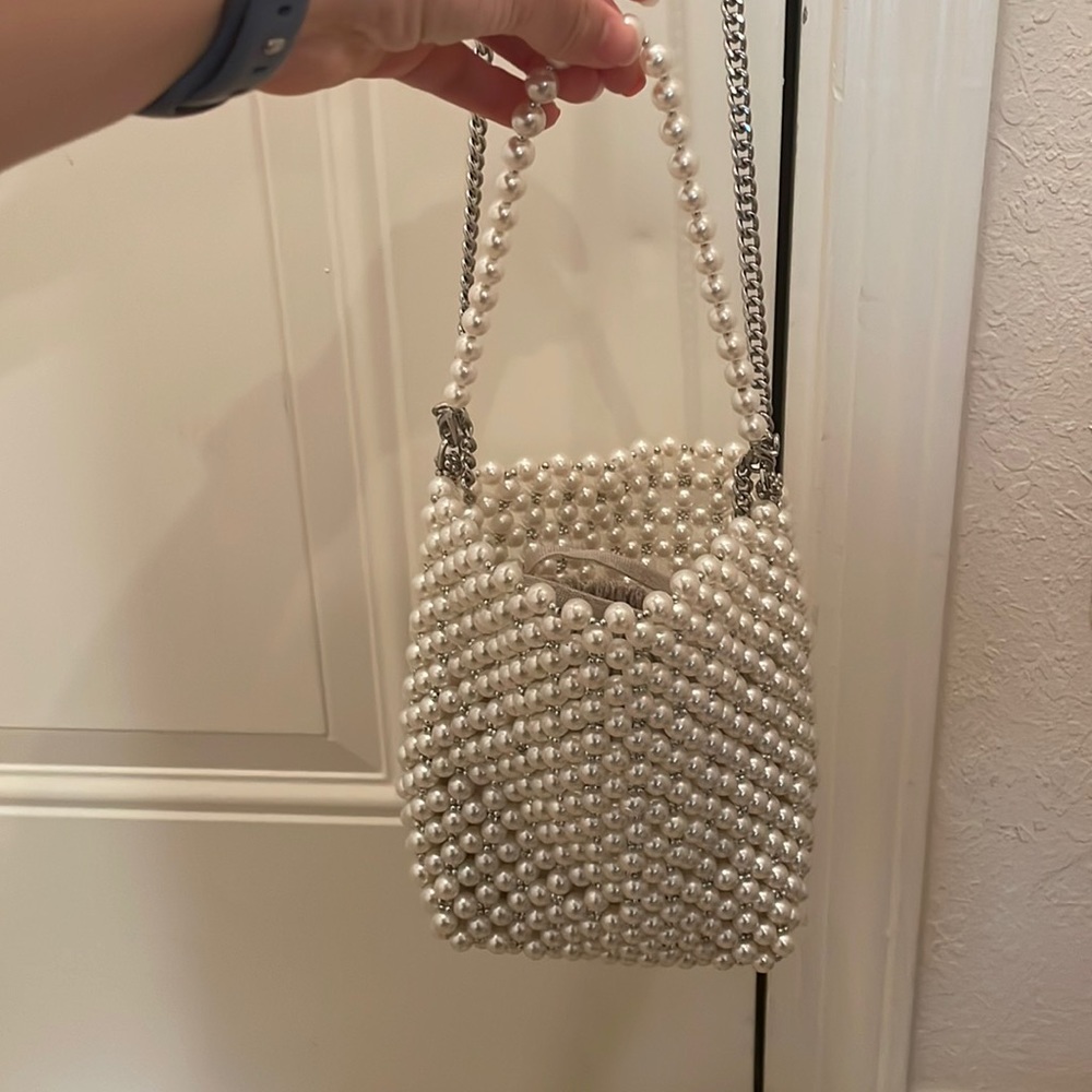 SOLD OUT - Zara Pearl Bucket Bag